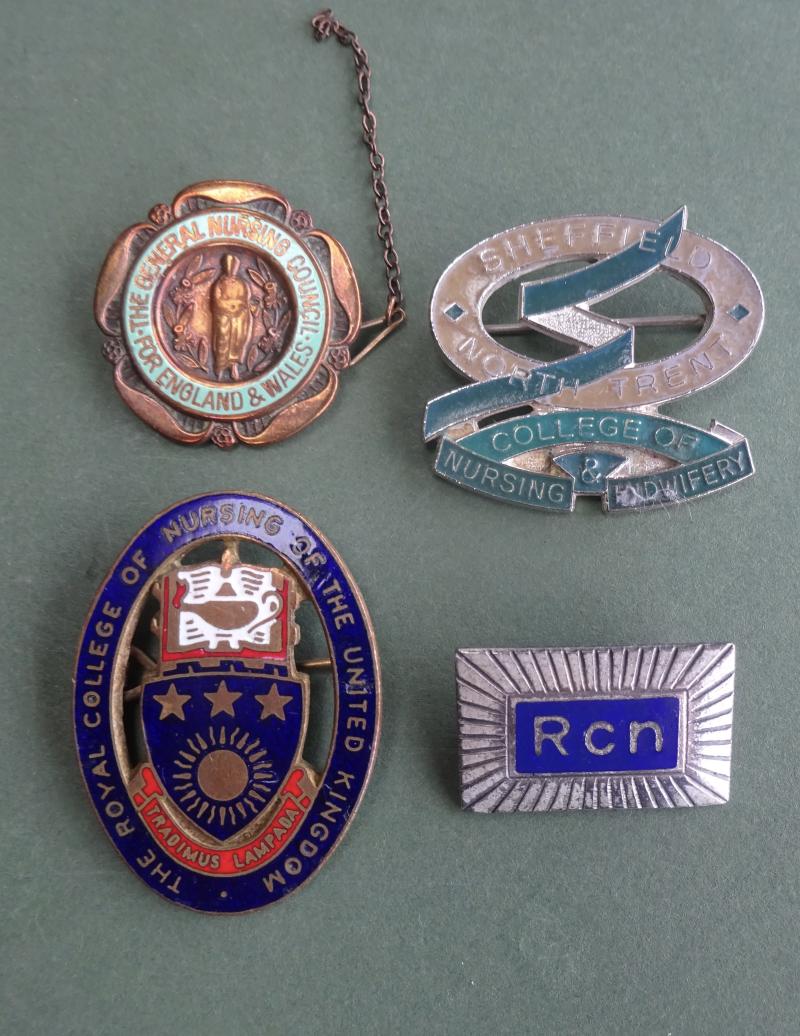 Sheffield North Trent College of Nursing & Midwifery group of badges