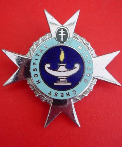 Milford Chest Hospital Nurses Badge