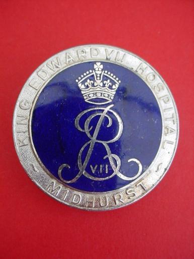King Edward VII Hospital Midhurst Nurses Badge