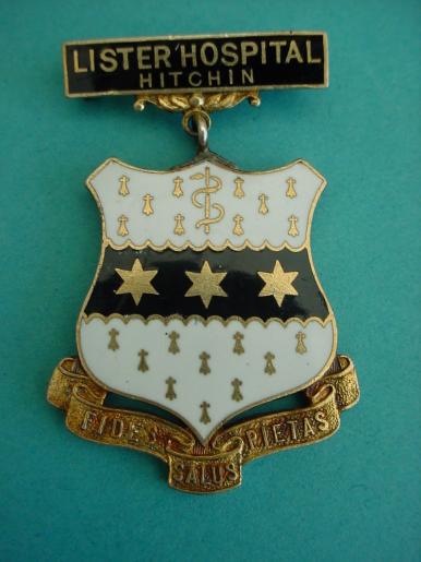 Lister Hospital Hitchen Silver Nurses badge
