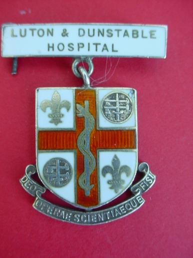 Luton and Dunstable Hospital Silver Nurses Badge
