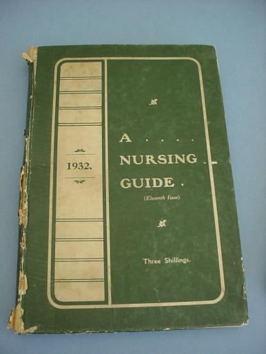 A Nursing Guide 1932 Handbook of Guy's Hospital Nurses' League