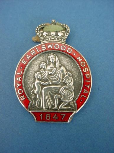 Royal Earlswood Hospital Silver Nurses Badge