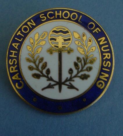 Carshalton School of Nursing Nurses Badge(2)