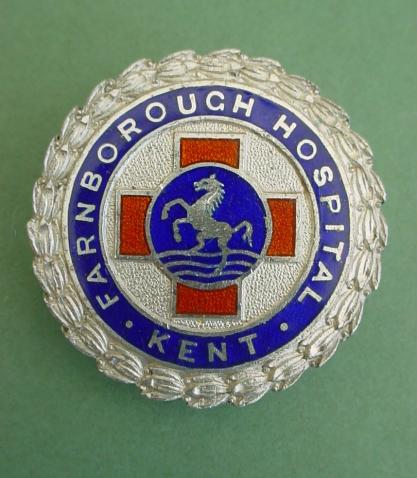 Farnborough Hospital Kent Silver Nurses Badge
