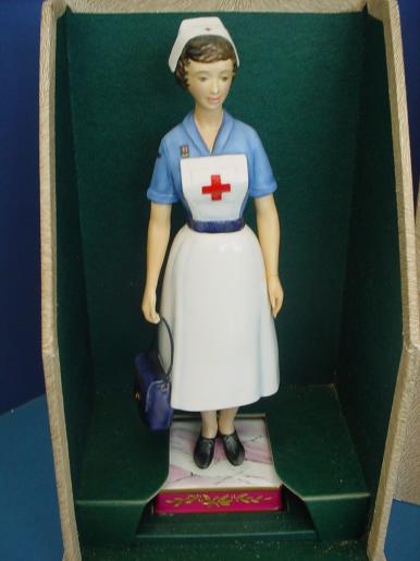 Royal Worcester Figurine,Nursing Sister World War 2 VAD 