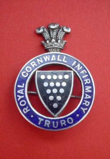 Royal Cornwall Infirmary Truro Silver Nurses Badge