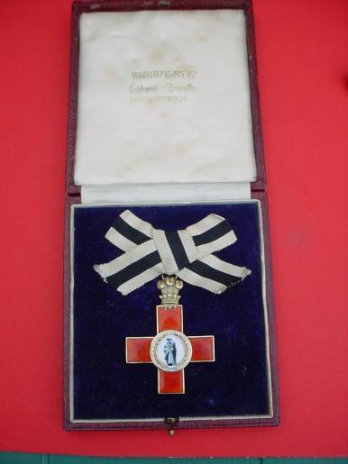 Order of the League of Mercy,Cased Medal 