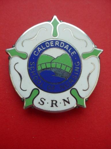Calderdale School of Nursing Silver SRN Badge