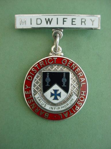 Barnsley District General Hospital Silver Midwifery Badge