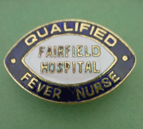 Fairfield Isolation Hospital Melbourne Qualified Fever Nurse Badge