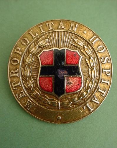 Metropolitan Hospital,Kingsland Road,London Nurses badge