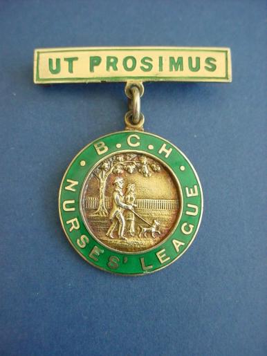Bethnal Green Hospital,Silver Nurses' League Badge