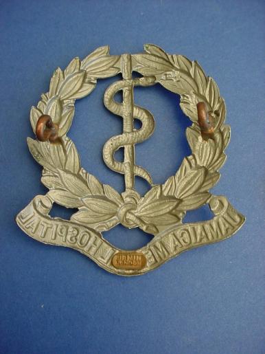 Jamaica Mental Hospital cap badge