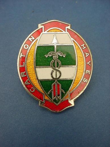 Carlton Hayes Hospital Nurses Badge
