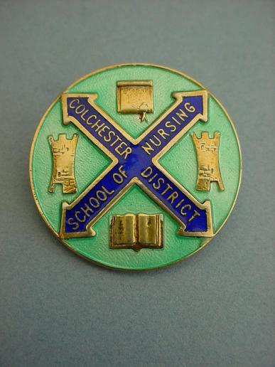 Colchester District School of Nursing Silver Nurses Badge