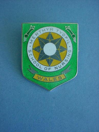 Merthyr Tydfil School of Nursing Silver Nurses Badge