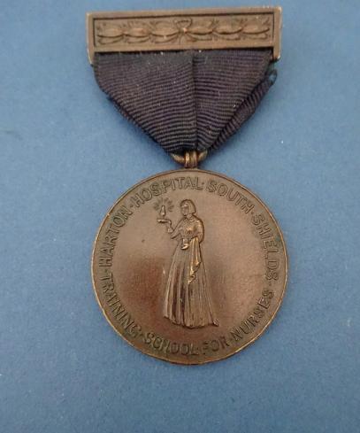 Harton Hospital South Shields Training School for Nurses,Nurses medal