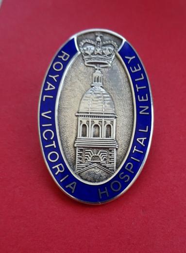 Royal Victoria Hospital Netley Silver Mental Nurses Badge