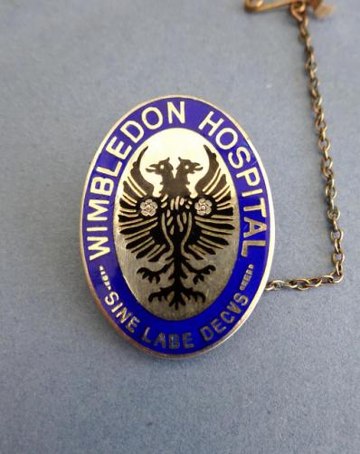 Wimbledon Hospital Silver Nurses Badge