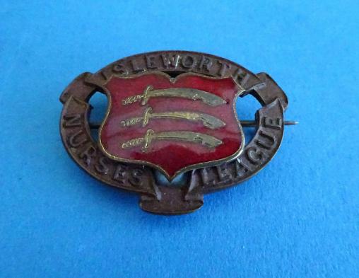 Isleworth Nurses League Badge(Red)