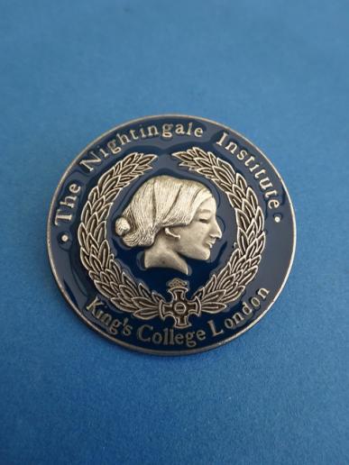The Nightingale Institute King's College London Silver Nurses Badge