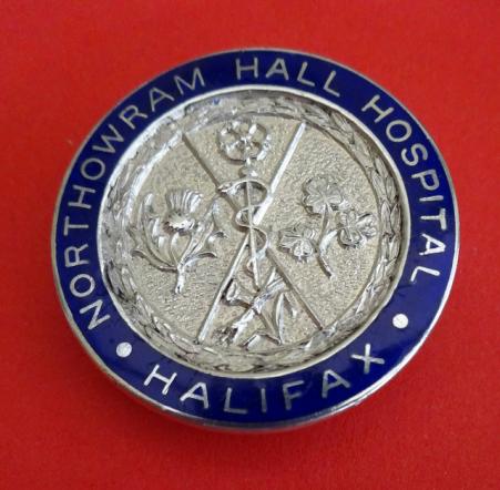 Northowram Hall Hospital,Halifax Silver nurses badge