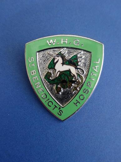 St Benedict's Hospital Nurses badge