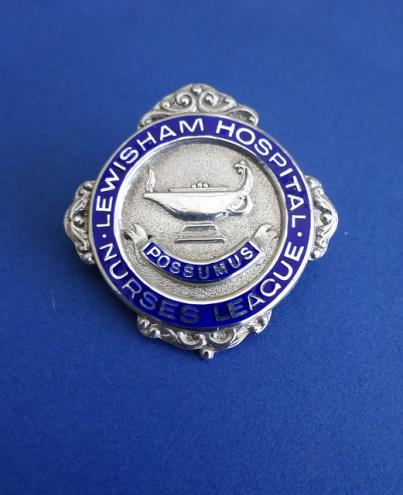 Lewisham Hospital Silver Nurses League badge