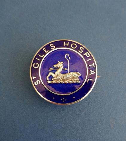 St Giles Hospital Enamelled Nurses badge