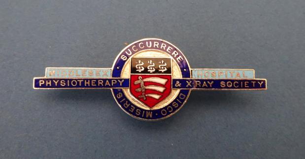 Middlesex Hospital Physiotherapy & X Ray Society Badge