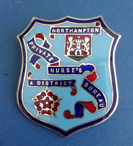 Northampton & District Private Nurse's Bureau,Nurses Badge