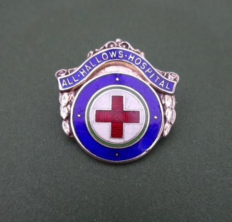 All Hallows Hospital,Ditchingham,Silver Nurses Badge