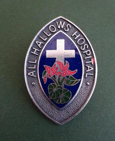 All Hallows Hospital Ditchigham,Nurses Badge