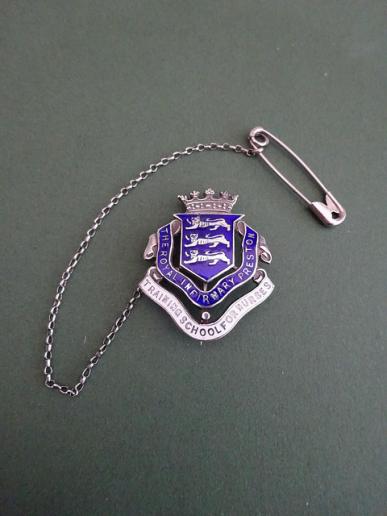 Preston Royal Infirmary Training School For Nurses,silver nurses badge