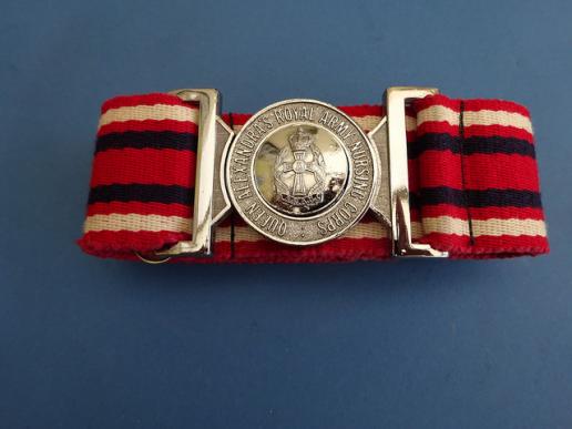 Queen Alexandra's Royal Army Nursing Corps,Stable Belt and Chrome plated buckle