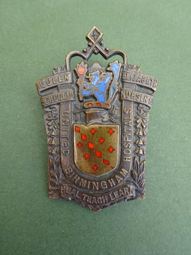 Birmingham Queen Elizabeth School of Nursing,nurses Badge