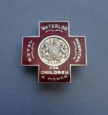 Royal Waterloo Hospital for Children & Women,silver nurses badge