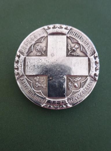 Princess Christian's Army Nursing Service Reserve,Silver Badge.