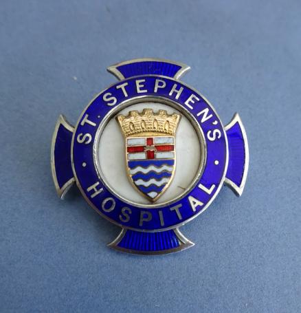 London County Council,St Stephen's Hospital ,Silver Nurses Badge