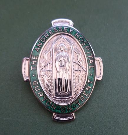 The Andressey Hospital,Burton on Trent, Nurses Badge