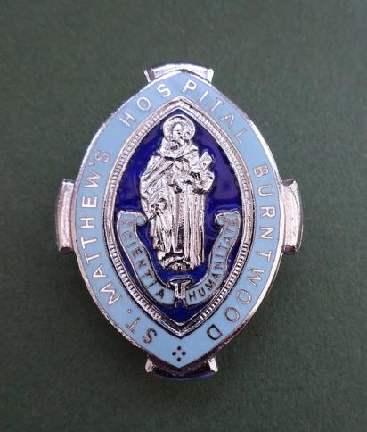 St Matthew's Hospital Burntwood,Nurses badge