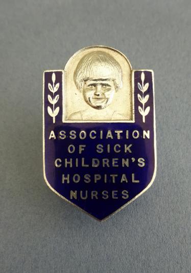 Association of Sick Children's Hospital Nurses,silver Nurses Badge