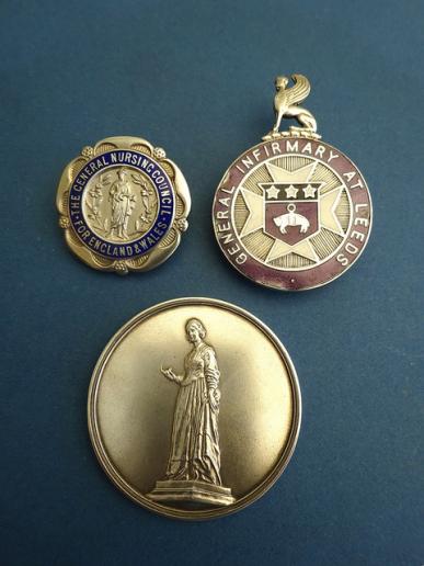 F Wilkinson,RSCN,General Infirmary at Leeds Diploma/Prize medal set