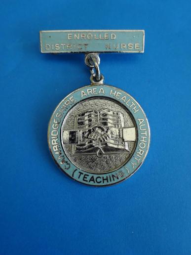 Cambridgeshire A.H.A.Teaching,Enrolled District Nurse badge