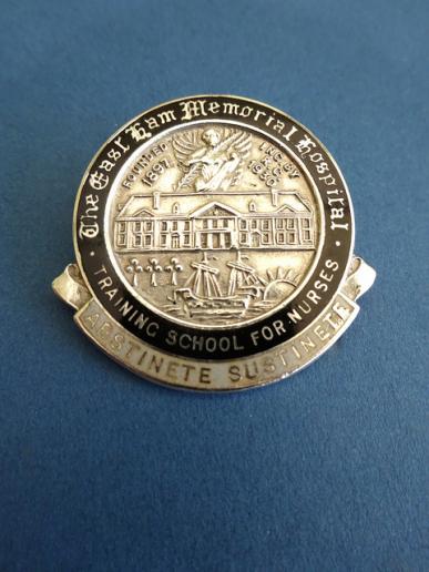 The East Ham Memorial Hospital Training School For Nurses Silver badge