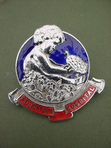 The Fountain Hospital,Tooting Grove London,Nurses Badge