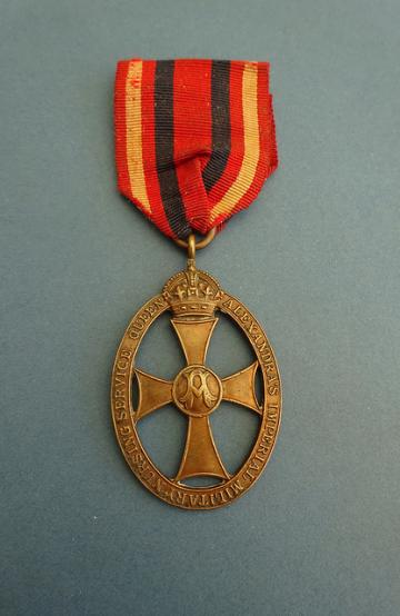 Queen Alexandra's Imperial Military Service Bronze Tippet Medal