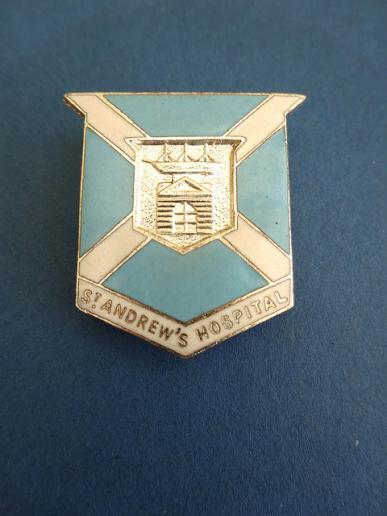 St.Andrew's Hospital,Bromley by Bow,London,Nurses badge