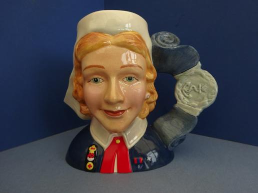 Royal Doulton Character jug,the QARNNS Nurse